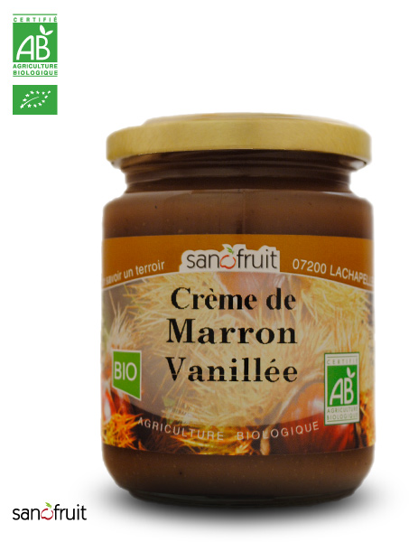 Crème de Marron vanillée Bio - 320g
