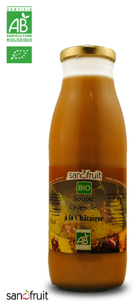 Soupe Bio Cévenole à la Châtaigne – 50cl – Sanofruit, Produits bio
